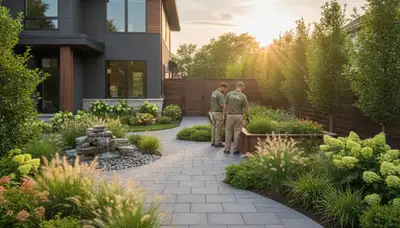Landscaping service in Highland Park, IL for residential yard care and landscape design