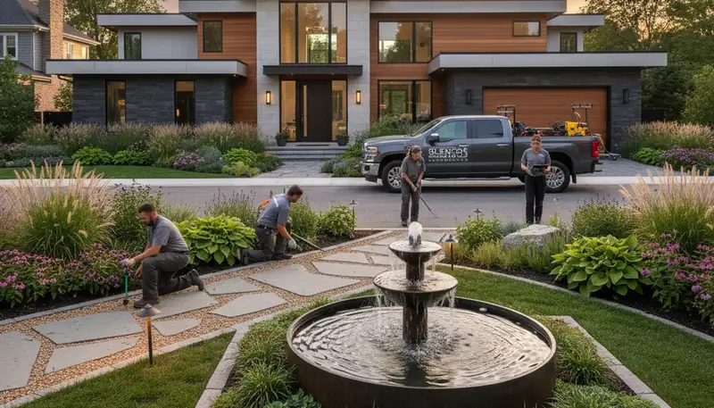Landscaping services in Highland Park, IL for residential and commercial property maintenance