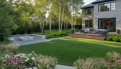 Landscaping crew serving Highland Park, IL with professional lawn and garden care