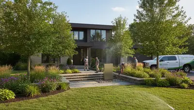 Landscaping service in Highland Park, IL for residential lawn care and outdoor property maintenance
