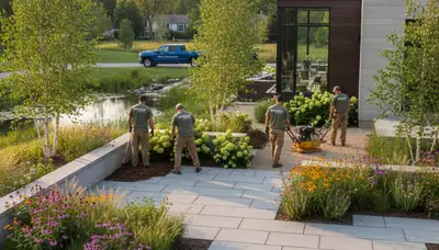 Landscaping services in Highland Park, IL for residential lawn care and outdoor property maintenance