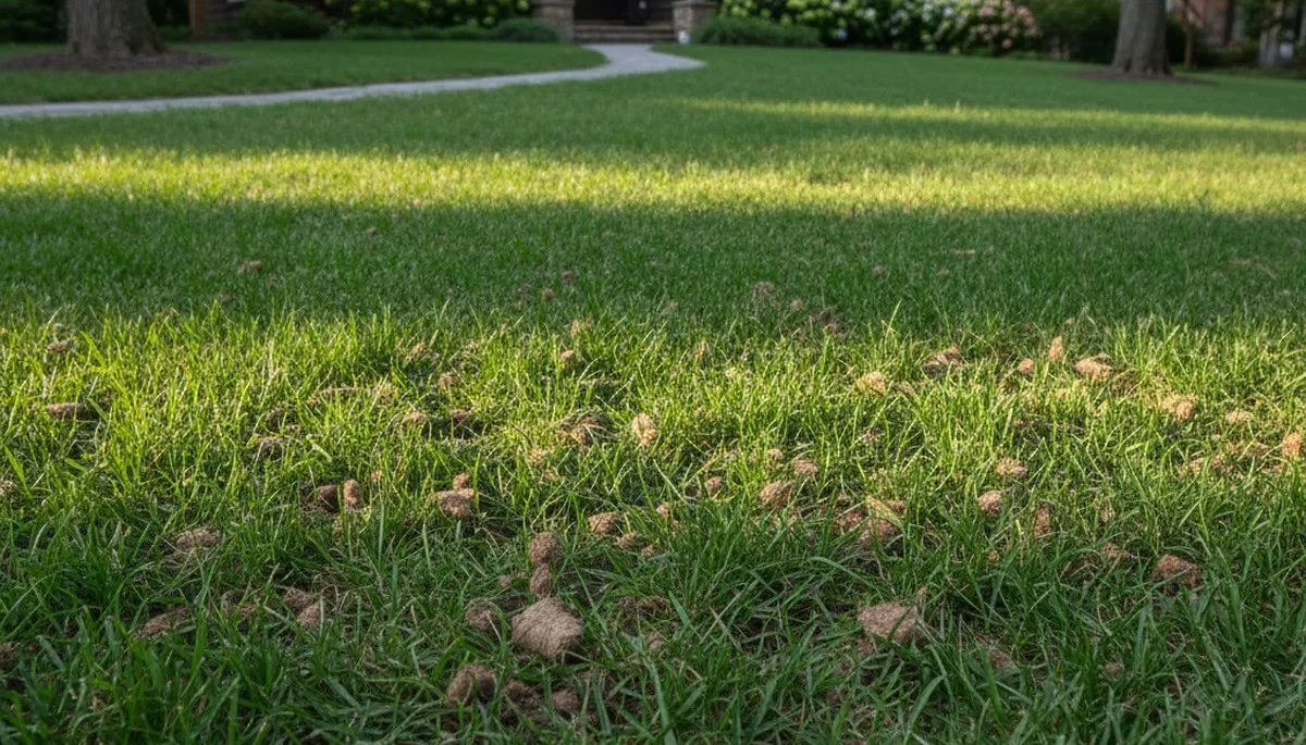 Post-aeration lawn recovery with greener, denser turf in Highland Park, IL by Chop Chop Landscaping